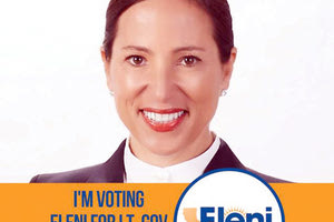 Η Ελένη Κουναλάκη, σύζυγος του Κρητικού δημοσιογράφου και συγγραφέα Μάρκου Κουναλάκη, κατέρχεται στις εκλογές για την Καλιφόρνια ως αντικυβερνήτης