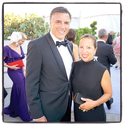 Με τον Κρητικό σύζυγό της Μάρκο Κουναλάκη 