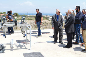 Από την επίσκεψη του δημάρχου στη νέα ιχθυαγορά