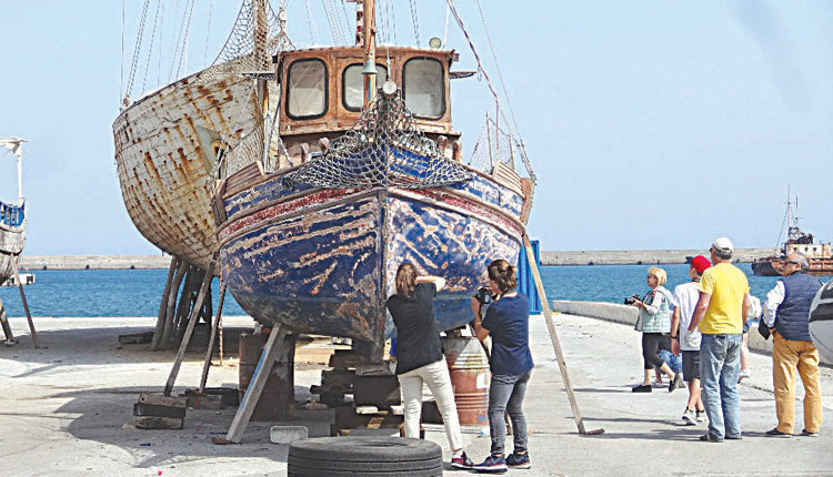 Από την επίσκεψη του Πειραματικού Γυμνασίου στον Οργανισμό Λιμένος.