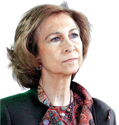 η πρώην βασίλισσα της Ισπανίας, Σοφία