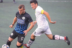 Στιγμιότυπα από το παιχνίδι του Ατσαλένιου με το Λίντο εναντίον των Μοιρών.