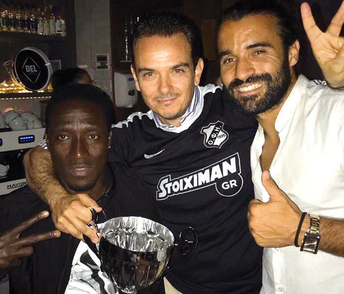  Ο πρόεδρος του ΟΦΗ κ. Αλετράς με τον Βουό στο “50-50”