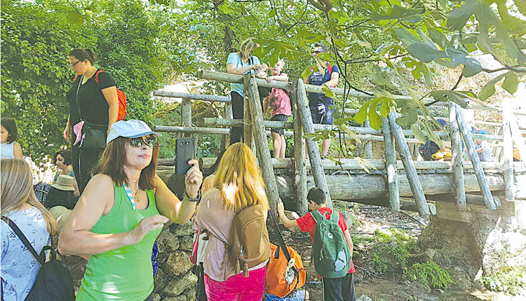 στο φαράγγι των Μύλων