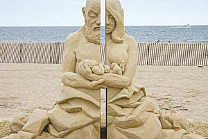 στην Αμμουδάρατο 3ο Φεστιβάλ Γλυπτικής στην άμμο