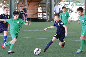 Φάση από το παιδικό τουρνουά του Δήμου