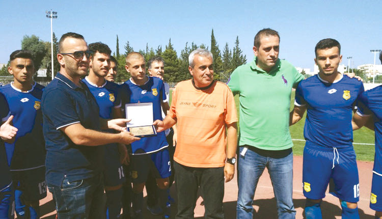 Τον Νίκο Φανταουτσάκη βράβευσε ο Εργοτέλης για την προσφορά του στην ομάδα.