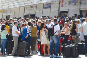 αφίξεις τουριστών στο Αεορδρόμιο Ηρακλείου