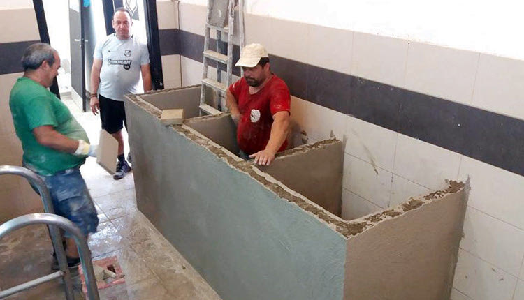 Από τις εργασίες που γίνονται στο ΒΑΚ