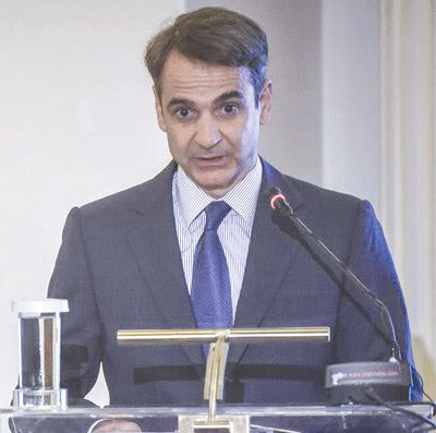  ο πρόεδρος της ΝΔ Κυριάκος Μητσοτάκης 