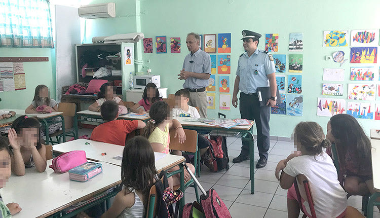 Με μια ακόμα δράση στο 1ο Δημοτικό Σχολείο Γαζίου συνεχίστηκε το πρόγραμμα ασφαλούς οδήγησης που υλοποιείται στο Δήμο Μαλεβιζίου.