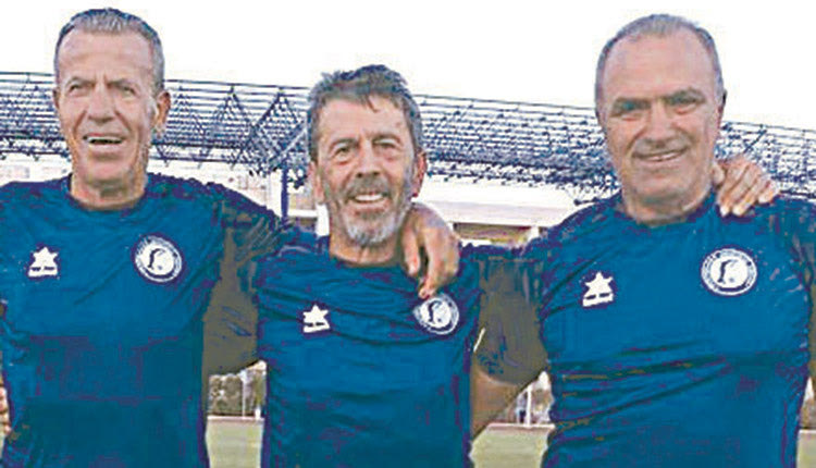  Η ομάδα της Πυροσβεστικής και οι παλαίμαχοι της ΕΑΡ αναμετρήθηκαν σε μια όμορφη συνάντηση στο βοηθητικό του Παγκρητίου για καλό σκοπό