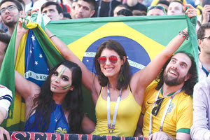 οι φίλοι της Βραζιλίας στο μουντιάλ