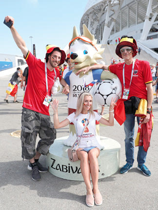  Xαρούμενοι οι φίλοι του Βελγίου 