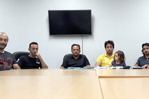 Oι προπονητές Κουνγκ Φου που συμμετείχαν στη σύσκεψη για τη διοργάνωση του Παγκρήτιου πρωταθλήματος