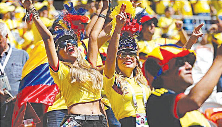 Η Κολομβία έχασε αλλά στην εξέδρα το διασκέδασαν