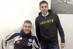 Ο Παπαβασιλείου με τον νέο του συνεργάτη, Αντώνη Ιωάννου