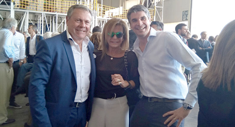 Ο κ. Μ. Βλατάκης, η Τζίνα Μαμιδάκη και ο κ. Αγγελόπουλος 