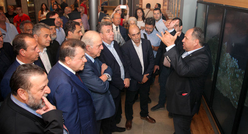 εγκαίνια ΚΤΕΛ: Ξενάγηση στον χώρο πραγματοποίησε ο Μανώλης Χαχλιούτης