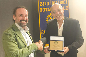 Ο Gian Andrea Garancini νέος πρόεδρος του Ροταριανού Ομίλου Ηρακλείου