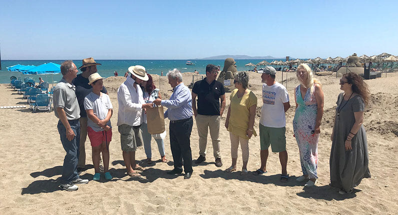 3ο Φεστιβάλ Γλυπτικής στην άμμο στην Αμμουδάρα.