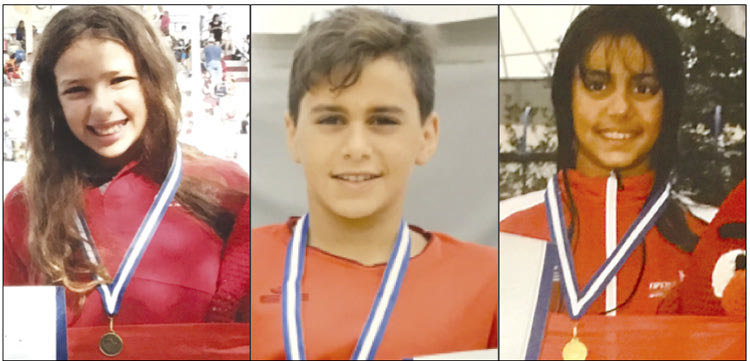  Τα παιδιά που πήραν τα μετάλλια για τους Πρωταθλητές