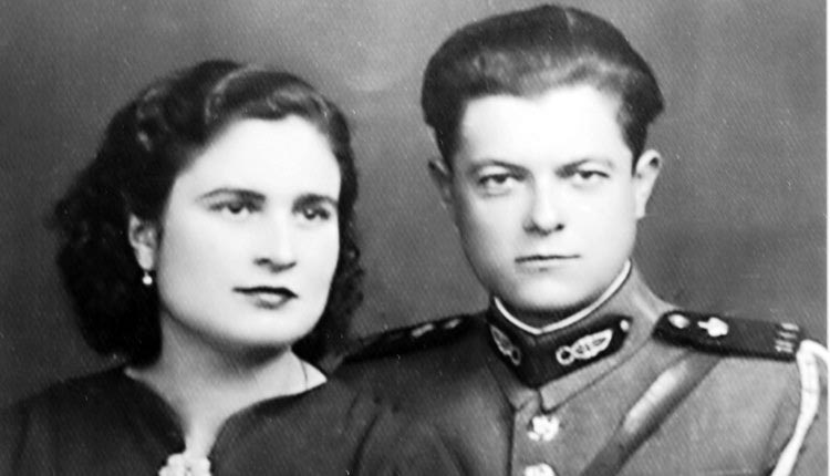 Η Ελένη Τζωρμπατζάκη με τον σύζυγό της Νίκο Κατσούλη από τη Σητεία. 