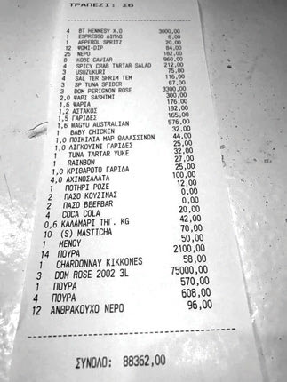 Ανέβηκε λίγο ο λογαριασμός