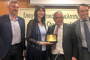 Με το Δ.Σ. του Επαγγελματικού Επιμελητηρίου Αθηνών η υπουργός Τουρισμού Έλενα Κουντουρά