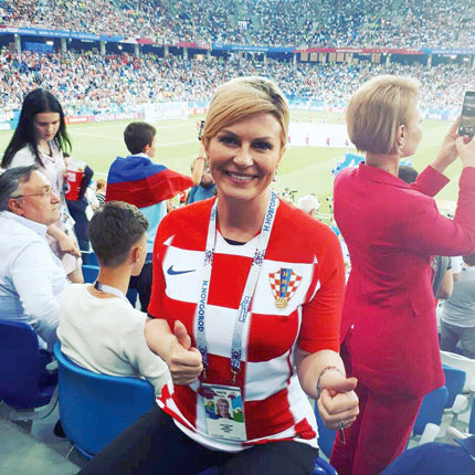 η Κολίντα Γκραμπαρ- Κιταρίκοβιτς, η πρόεδρος της Κροατίας