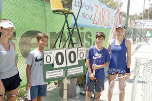 Αθλητές που συμμετέχουν στο τουρνουά τένις “Ηράκλειο” ΦΗΜΗ - ΖΑΡΟΣ