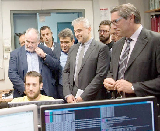 Κώστας Φωτάκηςο με τον πρόεδρο του ΙΤΕ Ν. Ταβερναράκη