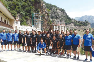 Για δεύτερη σερί χρονιά η αποστολή του ΟΦΗ επισκέφθηκε το μοναστήρι της Παναγίας της Προυσιώτισσας