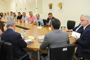 από την Κρήτη ο υπουργός Παιδείας κ. Γαβρόγλου που συμμετείχε στη Σύνοδο των πρυτάνεων.