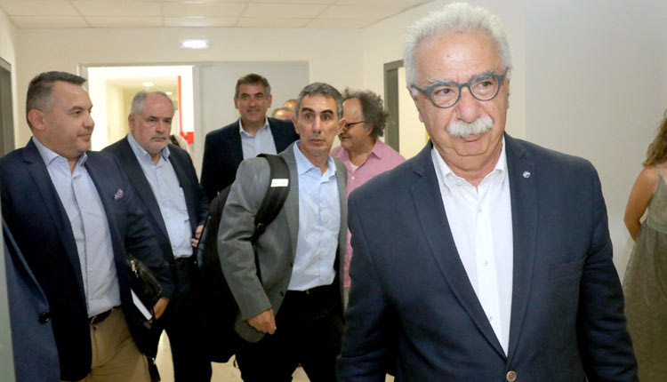 από την Κρήτη ο υπουργός Παιδείας κ. Γαβρόγλου που συμμετείχε στη Σύνοδο των πρυτάνεων.