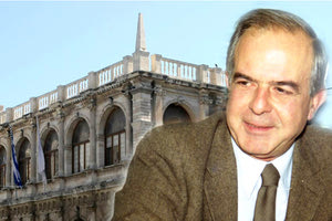 ο δήμαρχος Ηρακλείου κ. Β. Λαμπρινός