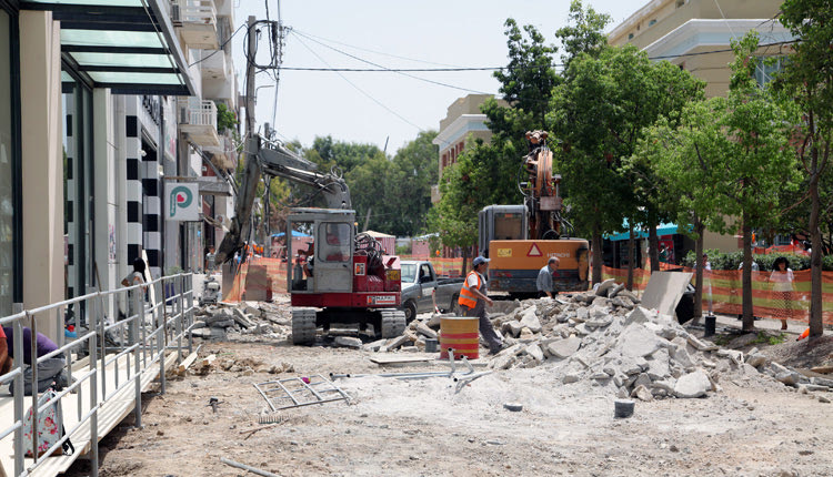 εργοταξίο  Ίδης - δικαιοσύνης