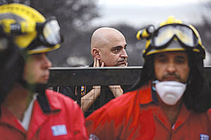 Φωτιές Αττικής - διασώστες