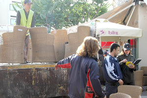 κατασχεσεις αυθαίρετων τραπεζοκαθισματων