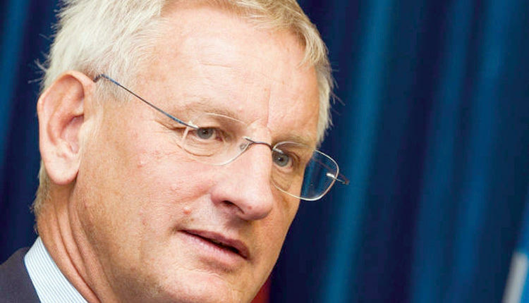 Ο πρώην πρωθυπουργος της Σουηδίας Carl Bildt