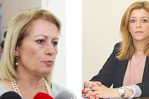  Η αντιπεριφερειάρχης Θεανώ Βρέντζου και η αντιδήμαρχος Κοινωνικής Πολιτικής Μαρία Καναβάκη