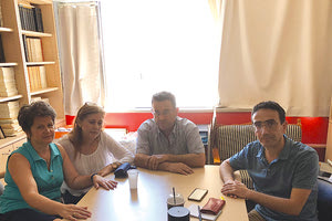 Συνάντηση στο ΠΑΓΝΗ είχε κλιμάκιο της Τ.Ε. Ηρακλείου του ΚΚΕ με επικεφαλής τον Μ. Συντυχάκη, βουλευτή του ΚΚΕ και μέλος της ΕΠ Κρήτης