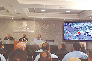 Η κυβέρνηση βλέπει εμπρησμό - συνέντευξη Τύπου - ο κυβερνητικός εκπρόσωπος, Δημήτρης Τζανακόπουλος