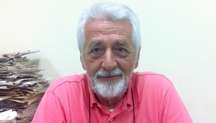 Ο πρόεδρος του Περιβαλλοντικού Συλλόγου Αγ. Τριάδος Σ. Χούπας