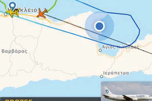 Συναγερμός για το αεροσκάφος Boeing 737 της Bluebird που επέστρεψε στο Ηράκλειο