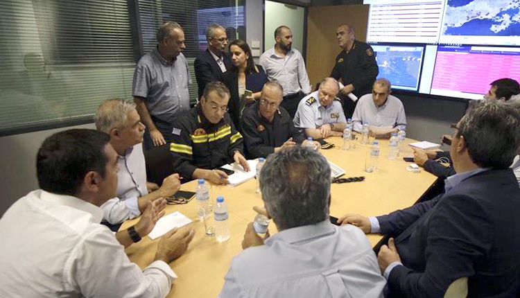  με τη συμμετοχή Τσίπρα στο Συντονιστικό Κέντρο της Πυροσβεστικής το μοιραίο βράδυ