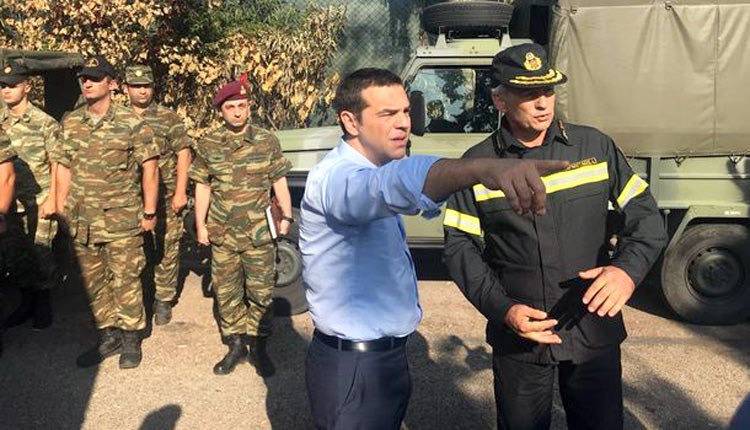 ο πρωθυπουργός επισκέφθηκε  τον τόπο της τραγωδίας και ενημερώθηκε για τα αίτια της ανειπωτης αυτής  καταστροφής