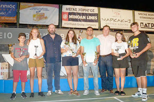 ΟΙ ΝΙΚΗΤΕΣ ΣΤΟ ΕΠΙΤΥΧΗΜΕΝΟ ΤΟΥΡΝΟΥΑ ΤΕΝΙΣ «ΗΡΑΚΛΕΙΟ ΦΗΜΗ – ΖΑΡΟΣ OPEN»