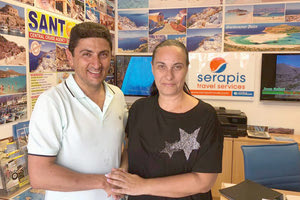 Τη Χερσόνησο επισκέφθηκε χθες το πρωί ο γραμματέας της ΝΔ - βουλευτής Ηρακλείου  Λευτέρης Αυγενάκης