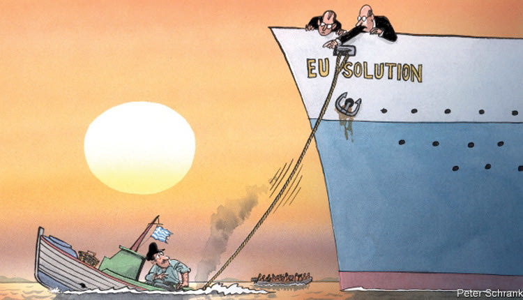 Economist: μια γελοιογραφία που τα λέει όλα.